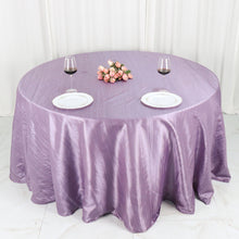 132 Inch Violet Amethyst Seamless Round Tablecloth