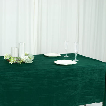 Unleash the Elegance of the Accordion Crinkle Taffeta Tablecloth