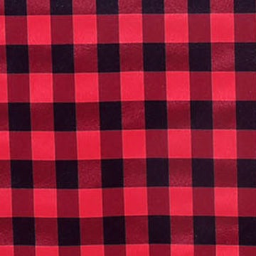 Create a Perfect Picnic Style Party Ambiance with the Black/Red Checkered Table Topper