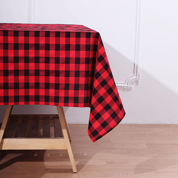 Gingham Polyester Checkered Overlay for Every Occasion