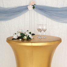 Spandex Highboy Tablecloth Dia Gold 32 Inch Table Cover