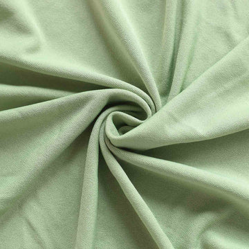 Invest in Quality and Style with the Sage Green Spandex Stretch Fitted Cocktail Table Cover