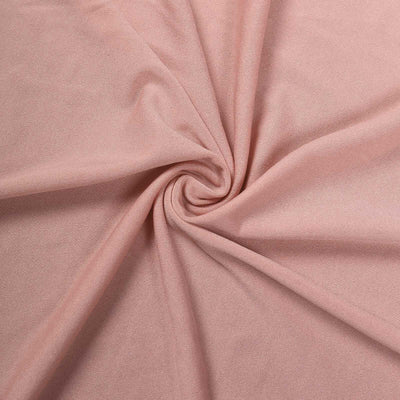 Pink fabric with a smooth texture and draped design.