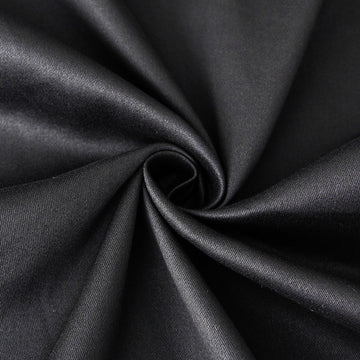 Create Unforgettable Moments with the Black Square 100% Cotton Linen Seamless Table Overlay