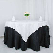 Washable Square 70 Inch White 100% Cotton Linen Seamless Tablecloth