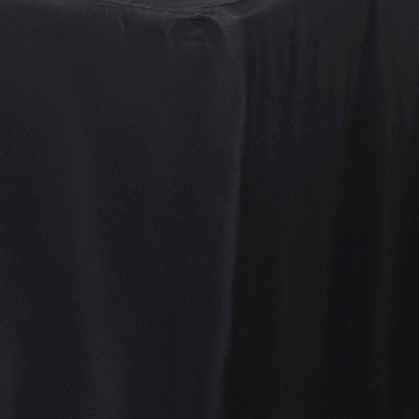 6ft Black Fitted Polyester Table Cover | eFavormart.com