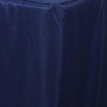 Fitted Polyester Rectangular Table Cover 6 Feet In Navy Blue#whtbkgd