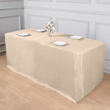6 Feet Nude Polyester Table Covering