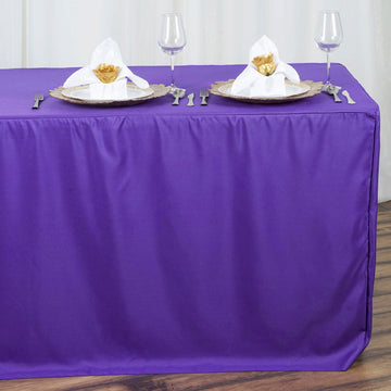 Enhance Your Table Setting with Purple Elegance