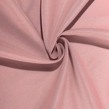 Dusty Rose Fitted Polyester Table Cover: The Perfect Choice for Every Occasion