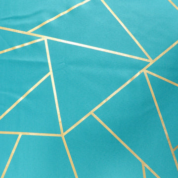 Elevate Your Event Décor with a Teal Polyester Tablecloth