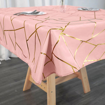 Create a Stunning Tablescape with our Dusty Rose Tablecloth