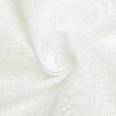 White textured fabric in a spiral pattern.