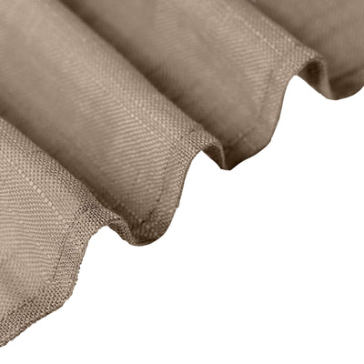 Textured brown fabric close-up showcasing detailed weave and pattern.