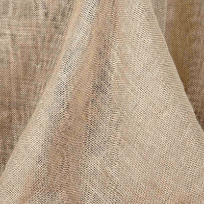 Natural burlap fabric texture close-up, showcasing its unique weave.
