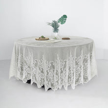 Ivory Round Premium Lace Tablecloth 108 Inch