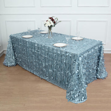 Create a Stunning Blue Wedding Decor with our Dusty Blue Tablecloth