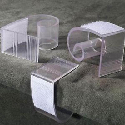 Clear acrylic clips for secure holding and organization