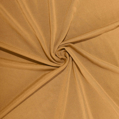 Mustard yellow fabric with textured swirl pattern.