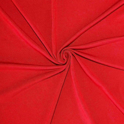 Red fabric texture showcasing smooth, vibrant material.
