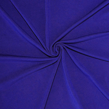 Durable and Easy to Maintain: The Royal Blue Cocktail Spandex Table Cover