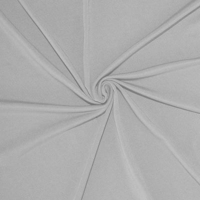 Light gray fabric texture in a swirling pattern.