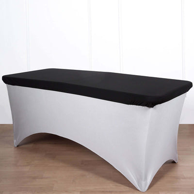 Black and silver table cover for events and gatherings