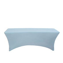 Dusty Blue Tablecloth for 8 Feet Rectangular Spandex
