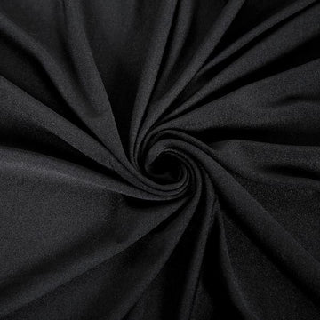 Why Choose Our Black Rectangular Stretch Spandex Tablecloth?