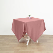 54" Dusty Rose Square Polyester Tablecloth