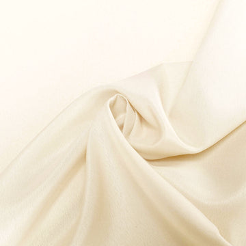 Enhance Your Table Setting with Beige Square Seamless Polyester Tablecloth