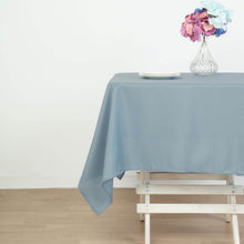 Polyester Table Overlay Square 54 Inch Dusty Blue