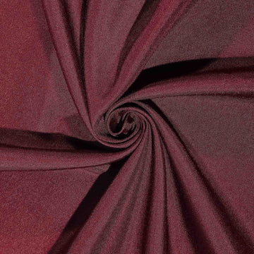 Enhance Your Event Décor with the Burgundy Square Seamless Polyester Tablecloth