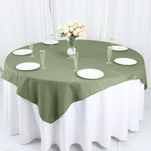 Polyester Table Overlay 54 Inch Eucalyptus Sage Green