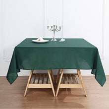 Hunter Emerald Green Polyester Square Tablecloth 54 Inch