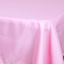54 Inch Polyester Pink Square Tablecloth