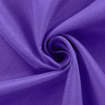 Enhance Your Event Decor with the Purple Square Seamless Polyester Tablecloth