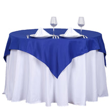 54" Royal Blue Square Polyester Tablecloth