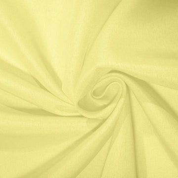 Elevate Your Event Décor with a Yellow Square Seamless Polyester Tablecloth