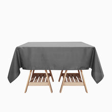 Polyester Square Tablecloth Charcoal Gray 70 Inch