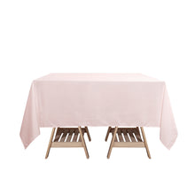 70 Inch Square Rose Gold Blush Polyester Tablecloth