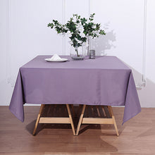 Polyester Square Tablecloth 70 Inch Violet Amethyst