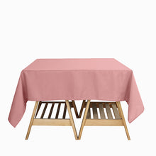 70 Inch Square Dusty Rose Polyester Tablecloth