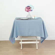 Dusty Blue 70 Inch Polyester Square Tablecloth