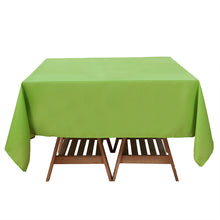 Apple Green Polyester Tablecloth Square 70 Inch