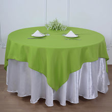 Apple Green Square Table Overlay 70 Inch Polyester 