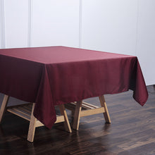 Polyester Burgundy Square Table Cover 70 Inch