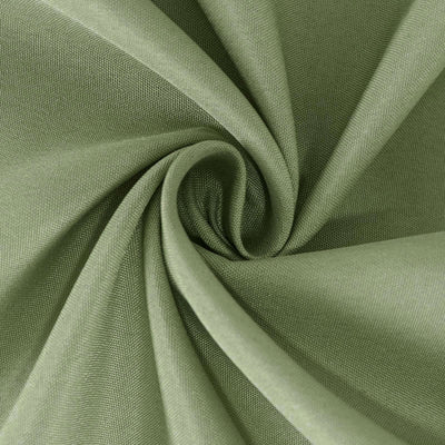 Olive green fabric with a smooth texture in a spiral pattern.