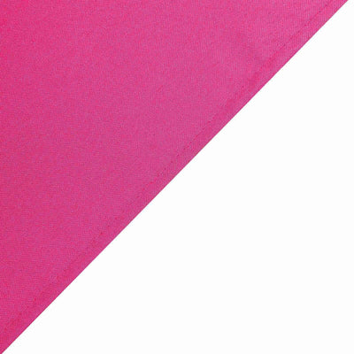 Pink textured fabric corner on white background