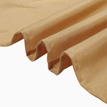 70 Inch Polyester Table Overlay Square Gold